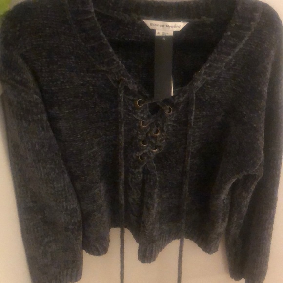 Forest Green velvet sweater - Picture 1 of 4